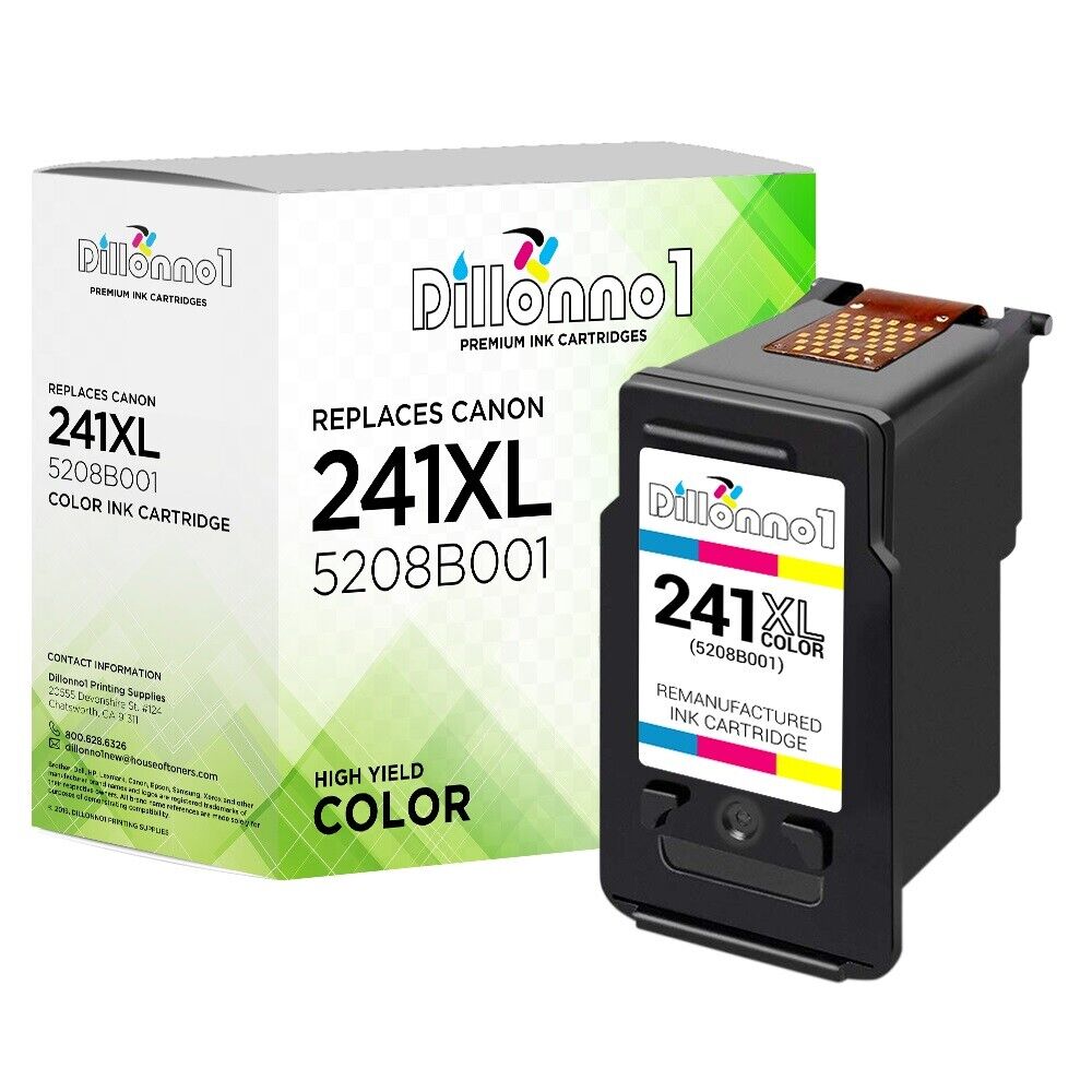 Replacement CL-241 XL Color Cartridge for Canon PIXMA MG3620 MG4120 MG4220 MX372