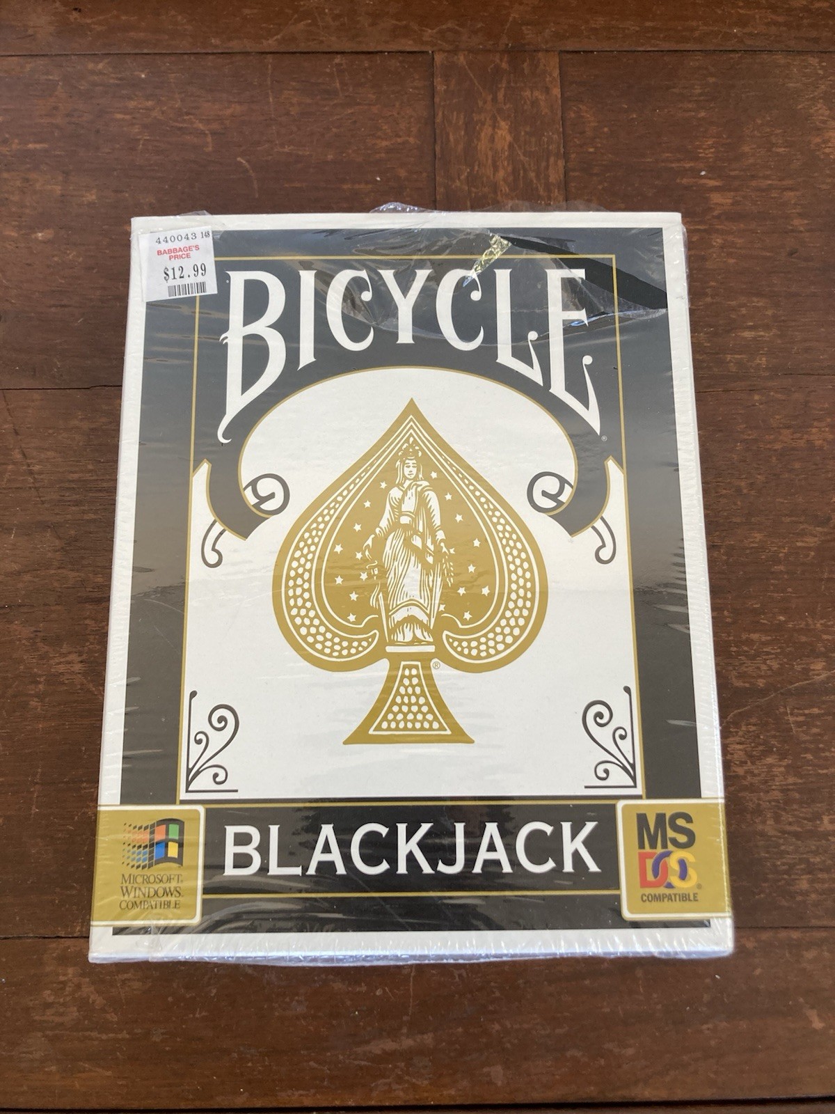 Bicycle Blackjack on 3.5" Floppy W/ Original Box 1995 | Vintage software game