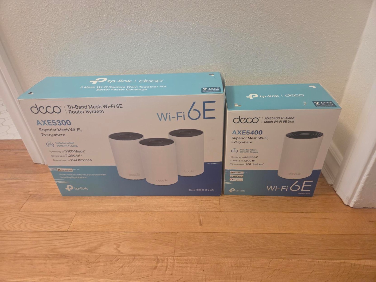 CIB TP-Link Deco XE5300 & XE75 Mesh Wi-Fi 6E 4-Node System - 