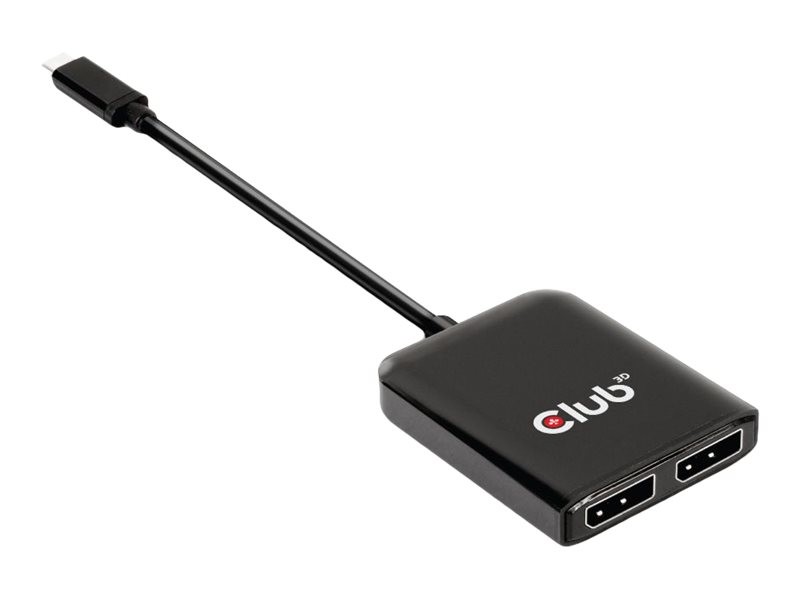 Club 3D MST Hub USB 3.2 Type C > 2x Dp 4K60Hz St/Bu Retail Cable CSV-1555