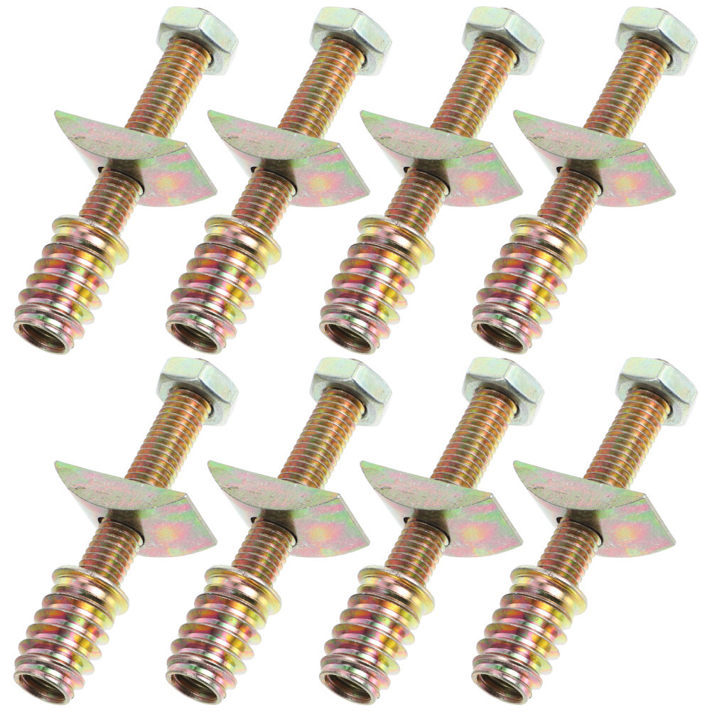 8 Sets Bed Replacement Parts Cabinet Connecting Fitting Screws Replacement Set