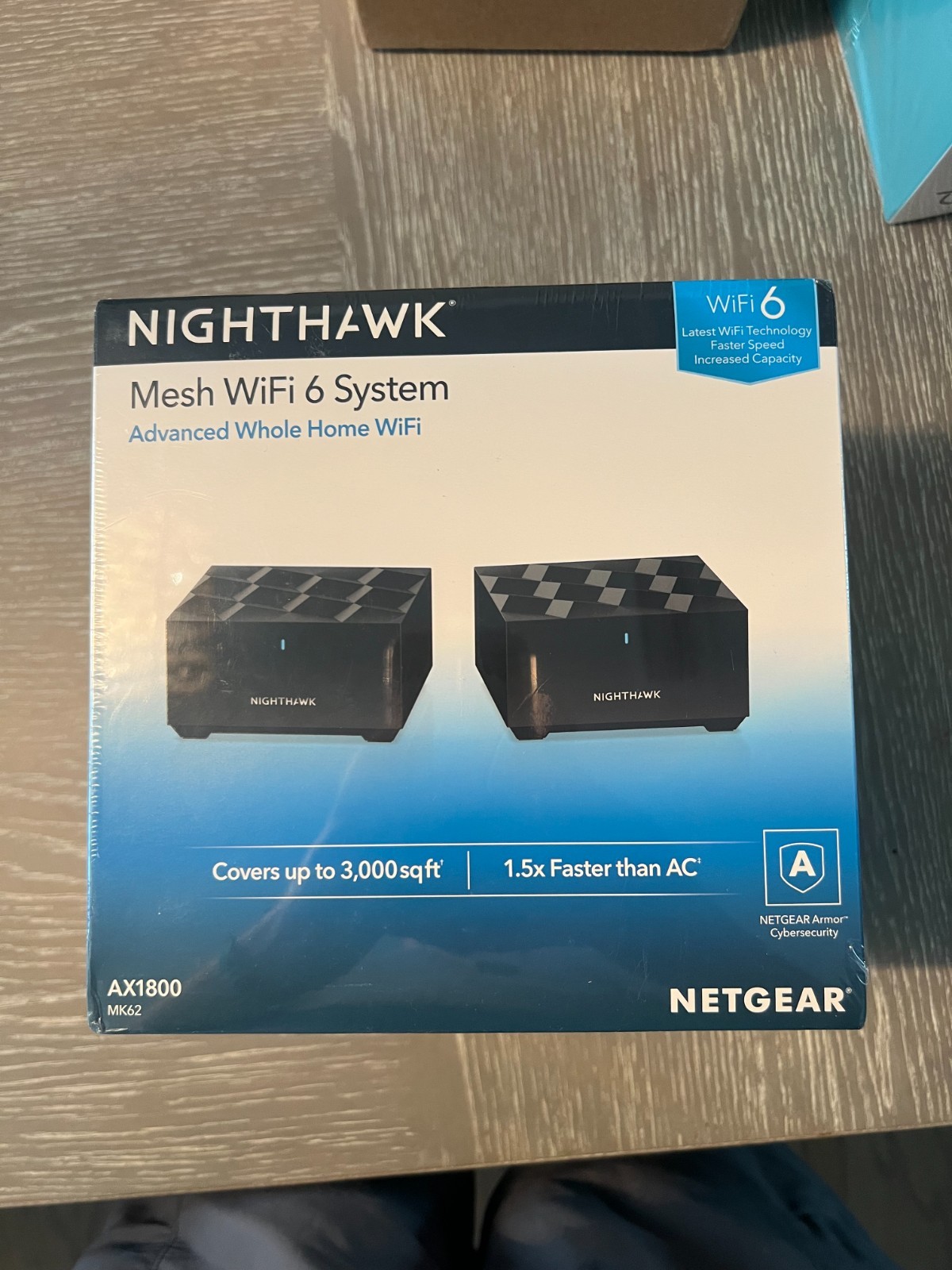 NETGEAR Nighthawk AX1800 (MK63-100NAS) 1.8Gbps Whole Home Mesh Wi-Fi System 2Pcs