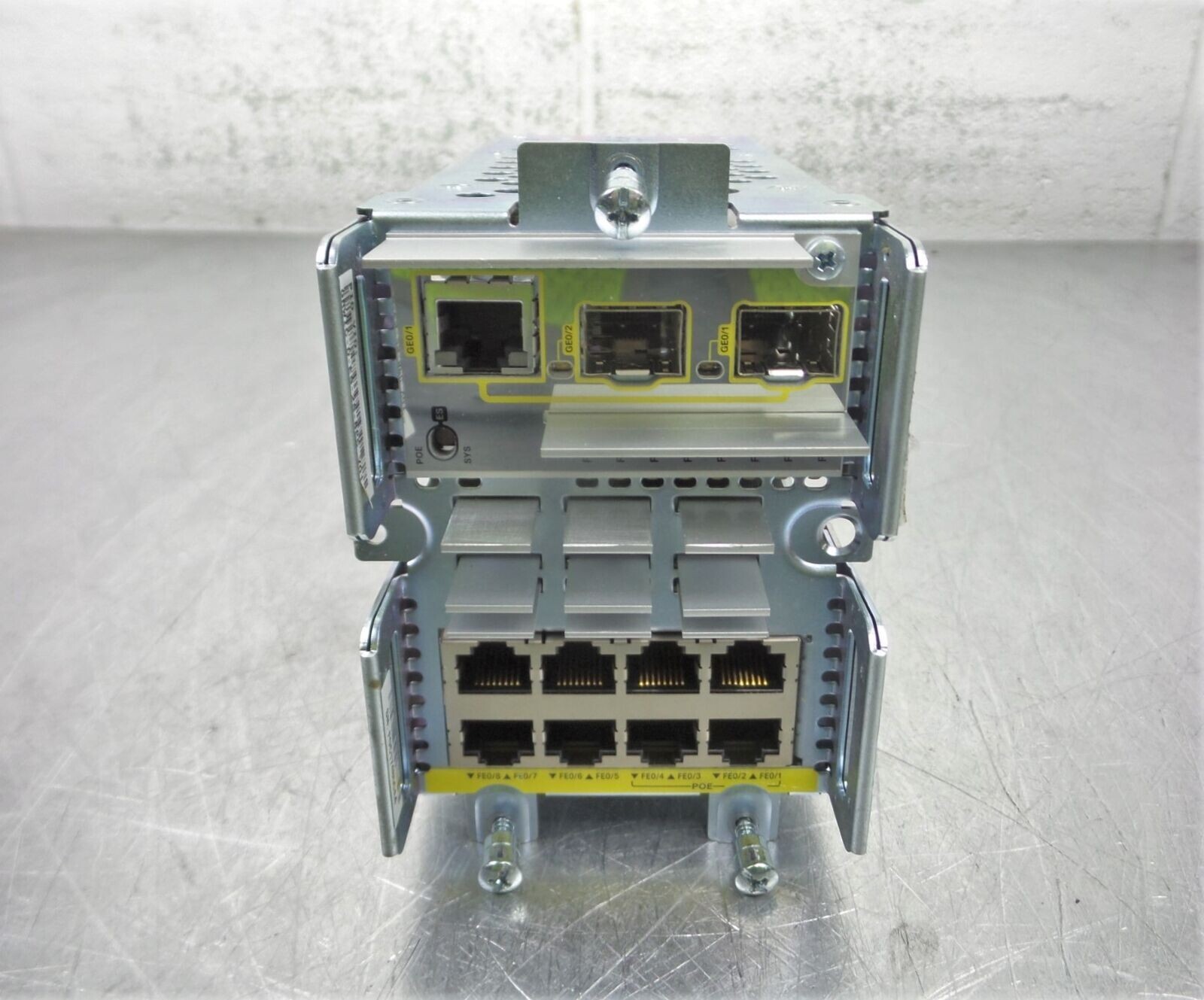 Cisco GRWIC-D-ES-2S-8PC Module Card EtherSwitch 8x 10/100T 4x PoE