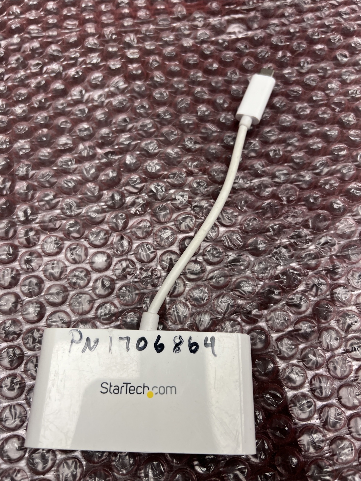 Used StarTech 3-Port USB 3.0 Hub plus Gigabit Ethernet - White HB30C3A1GEA