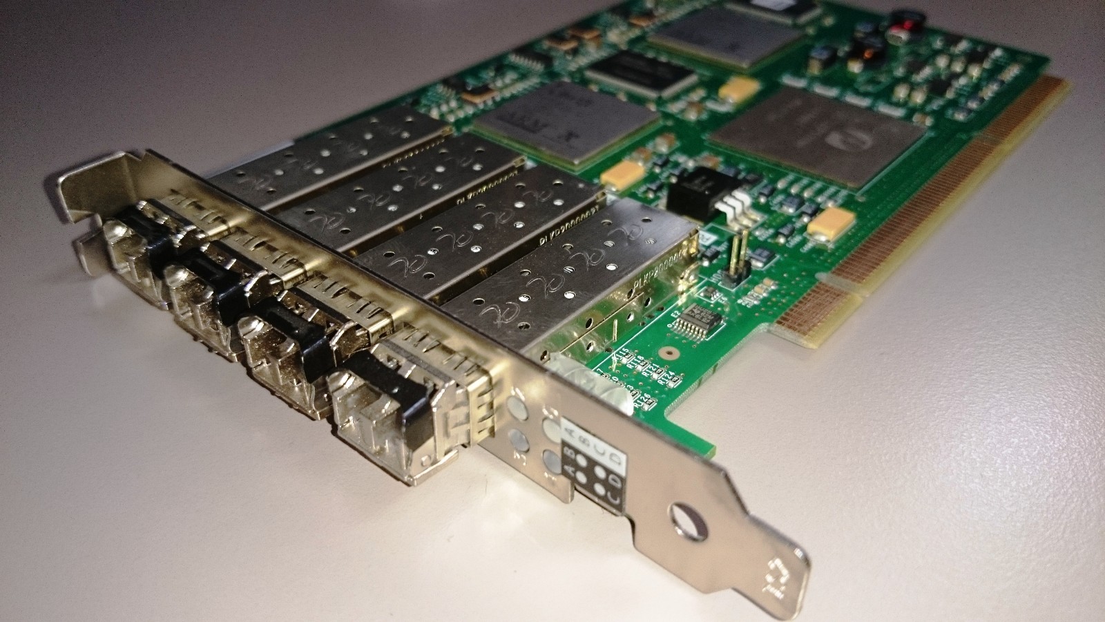 GENUINE NETAPP 111-00286+A0 LSI LSI7404XP-LC QUAD PORT FIBRE CHANNEL CARD w/ SFP