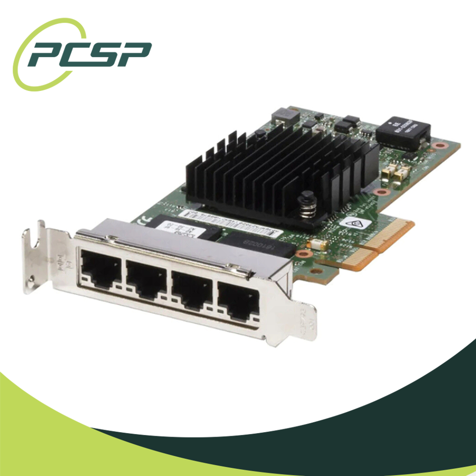 Dell T34F4 Intel I350-T4 Quad Port RJ-45 Ethernet Network Adapter Low Profile