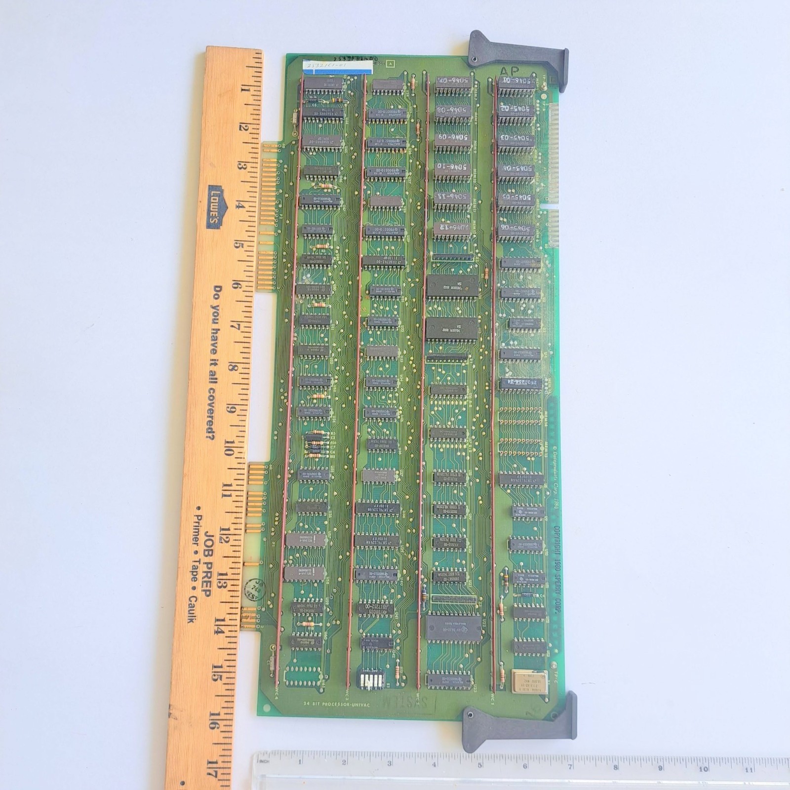 1980 Sperry UNIVAC 24-Bit Processor Board 2532161-01 Dataproducts