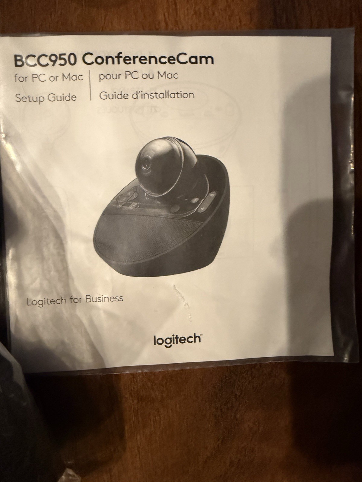 Logitech BCC950 ConferenceCam Webcam - Black