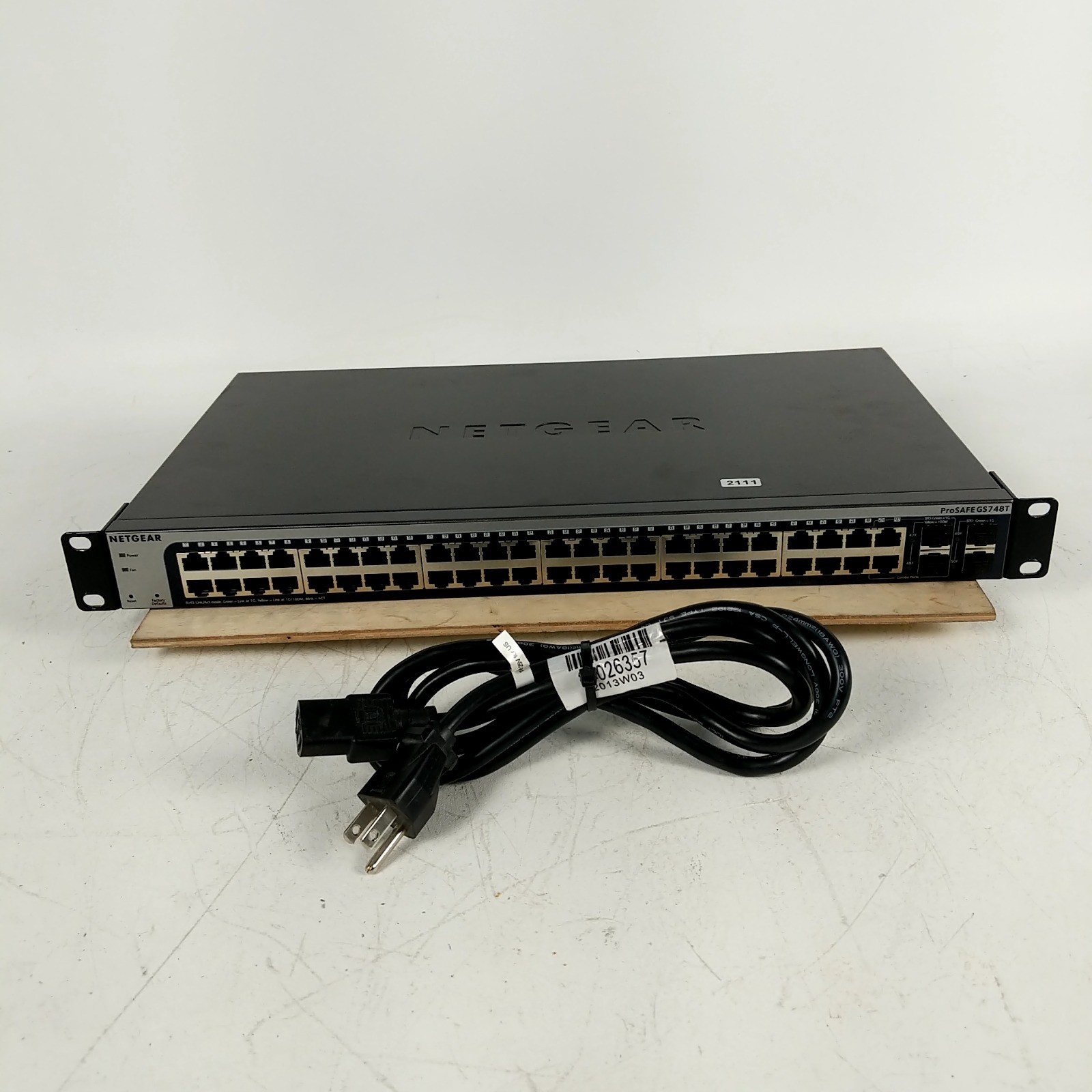 NETGEAR GS748Tv5 ProSAFE 48-Port Gigabit Smart Switch Tested Working