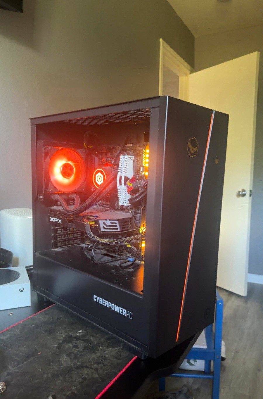 CyberPowerPC CyberPowerPC Gaming Desktop Tower PC with RGB Lighting, Black