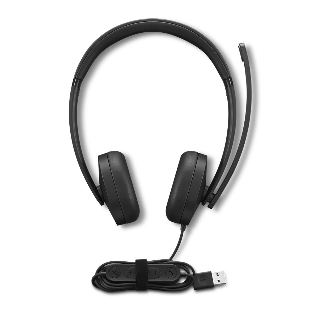 Lenovo USB-A Wired Closed-Back On-Ear Stereo Headset Gen 2