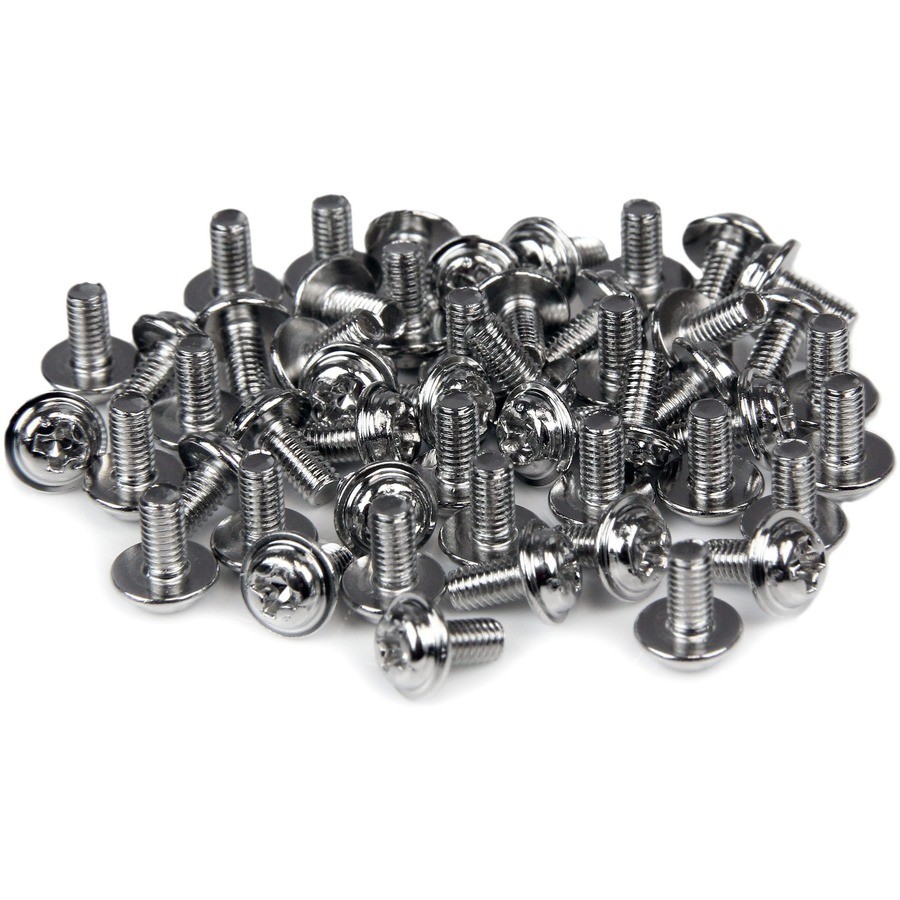 StarTech PC Mounting Computer Screws M3 x 1/4in Long Standoff - 50 Pack