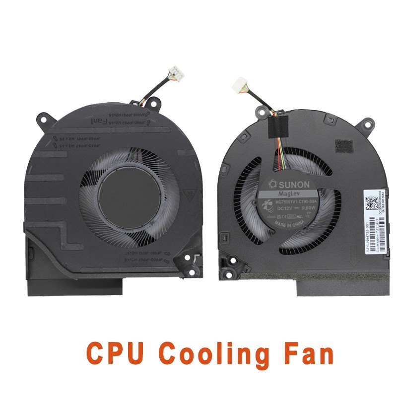 OEM 12V CPU GPU Cooling Fan Replacement For HP Victus 16-R 16-R0073CL Laptop NEW