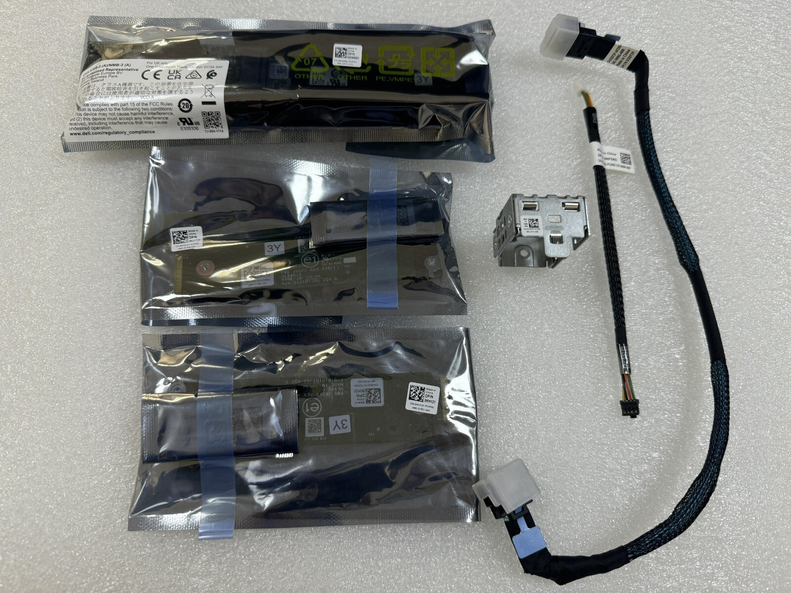 New Dell R760xs BOSS N1 PCIE 2X M.2 Slots Card w/Cable WW56V KH121 0WW56V 0KH121