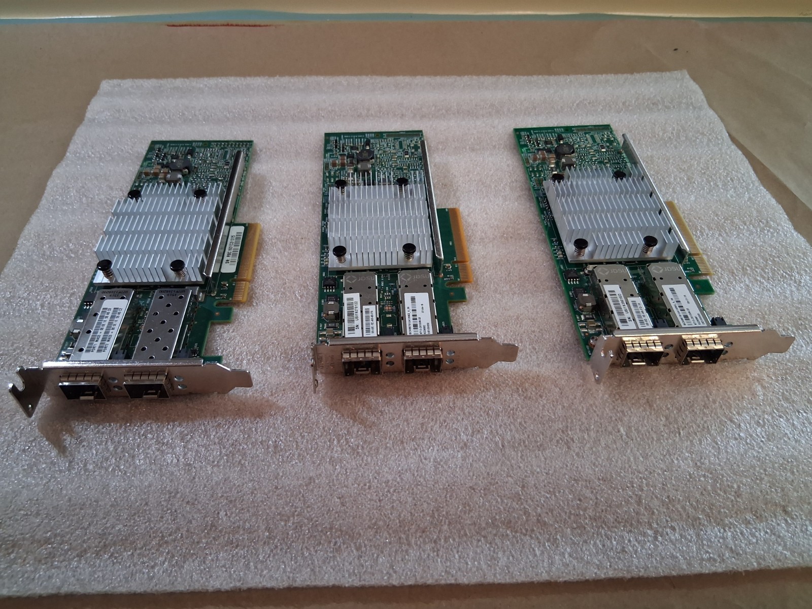 3x QLogic Broadcom Dual Port 10GB SFP+ Network Adapter Card BCM957810A1006G