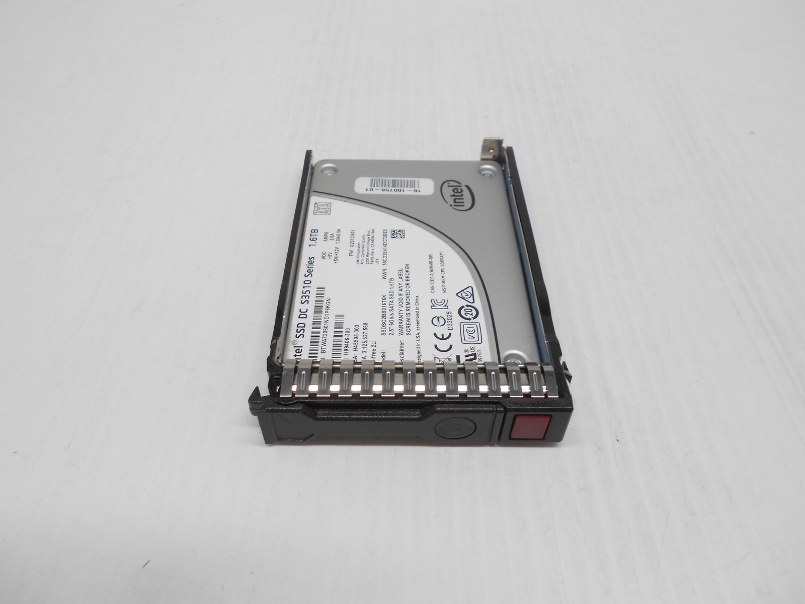 Intel 1.6TB SSD SATA 2.5" Server Hard Drive for HP DL360 DL380 G8 G9 G10