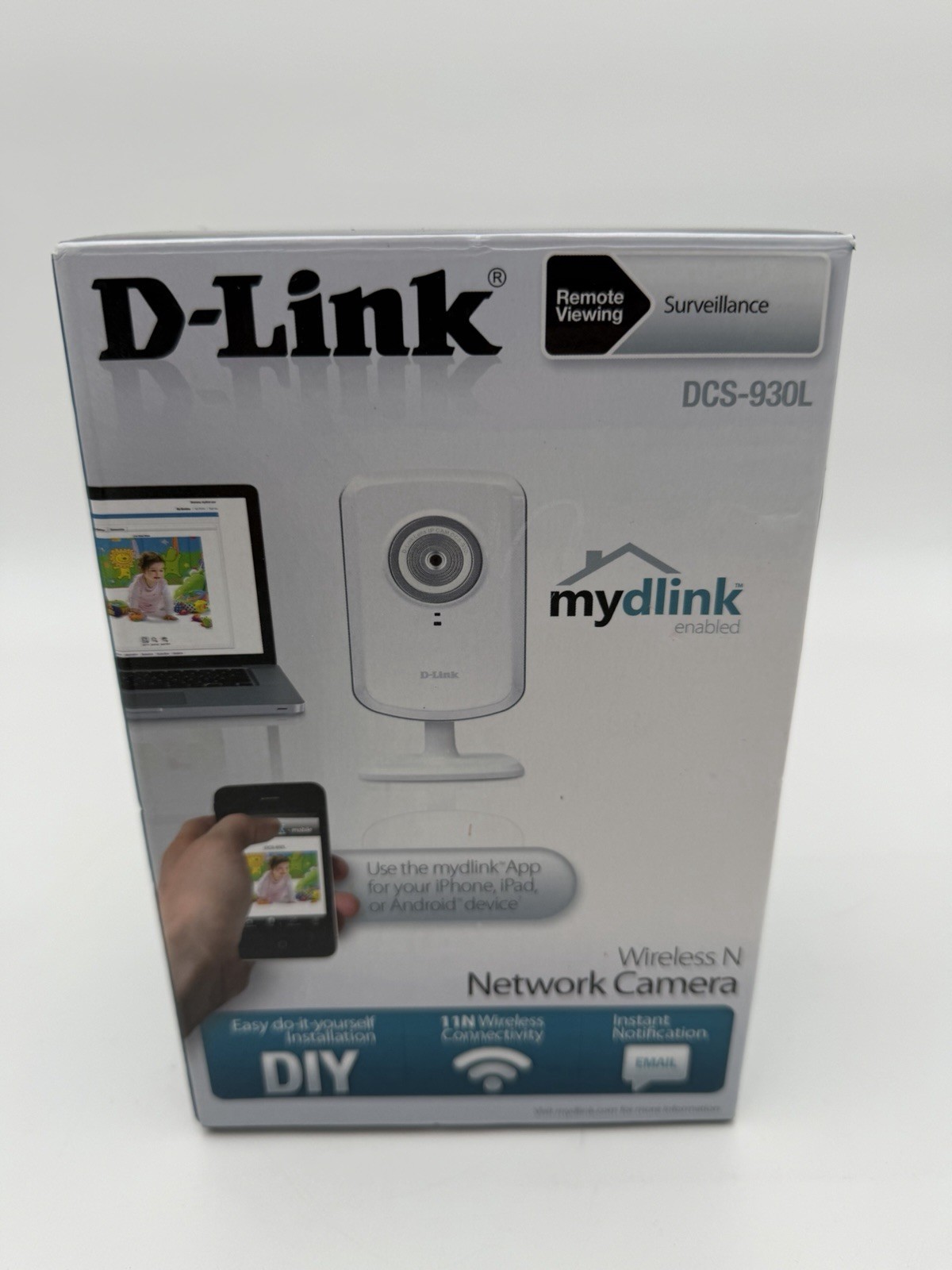 D-Link DCS-930L Wireless Network CCTV Video Camera HD Day Night Remote Viewing