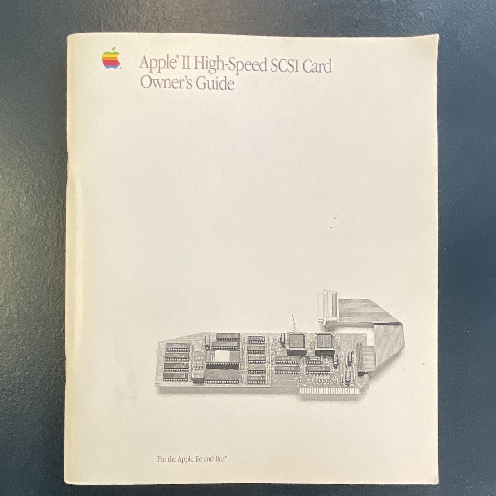 Apple II High-Speed SCSI Card Owner's Guide Manual Book Vintage Apple