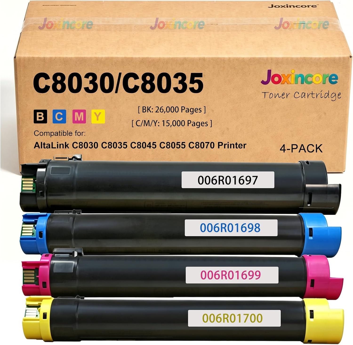 Toner Cartridge for Xerox AltaLink C8030 C8035 C8045 C8055 C8070 Printers