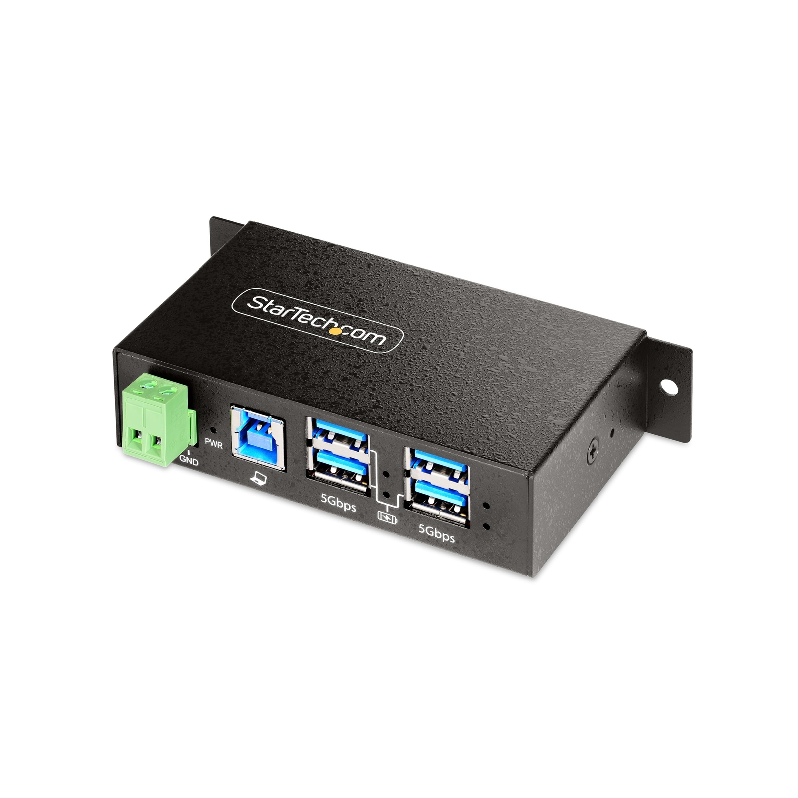 StarTech.com 4-Port Managed USB Hub with 4X USB-A, Heavy Duty with Metal Indu...