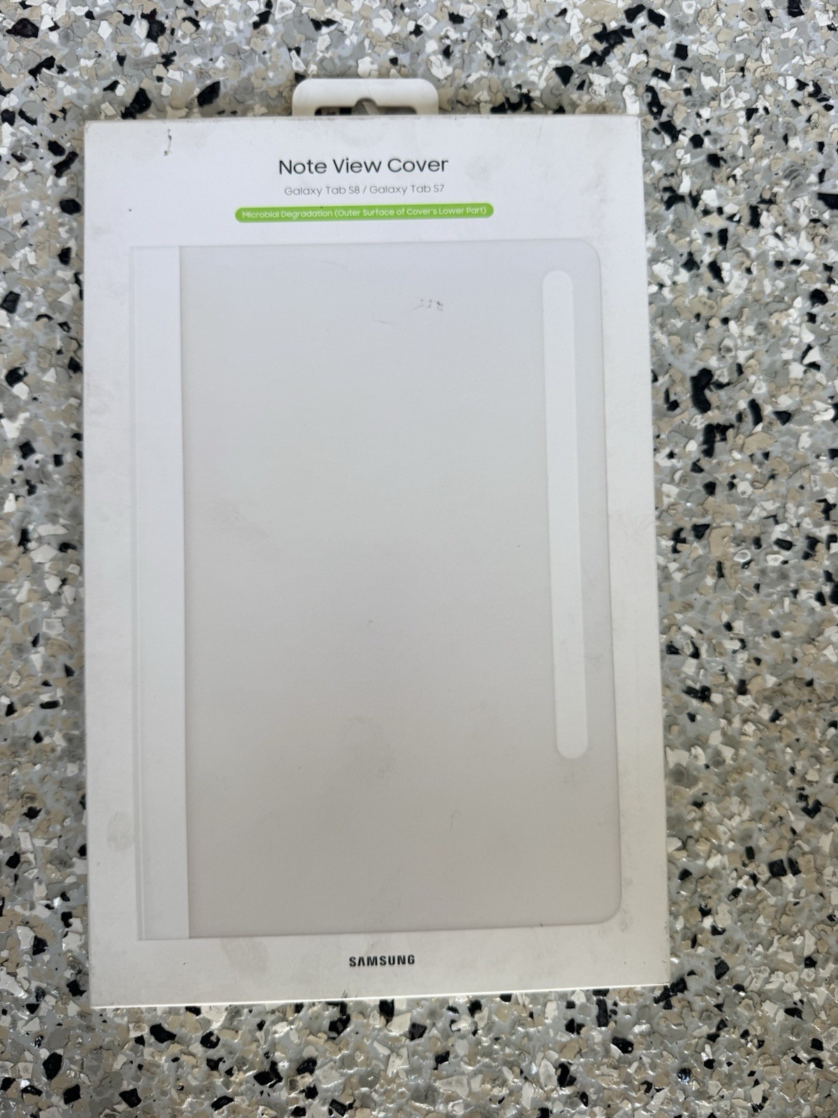 NEW OEM  WHITE Samsung Note View Cover for Galaxy Tab S8 / S7 - EF-ZX700 -SEALED