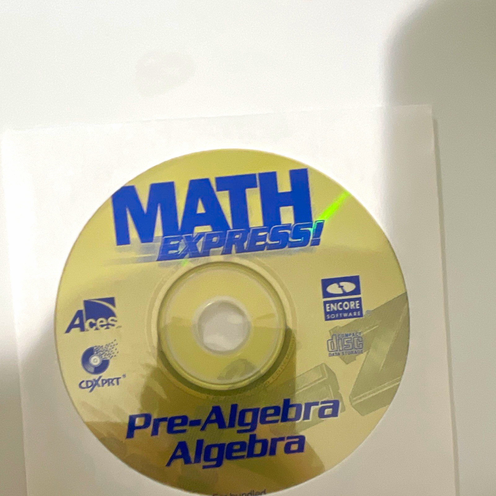 Encore Software Math Express Math CD Set: Pre-Algebra, Algebra & Geometry