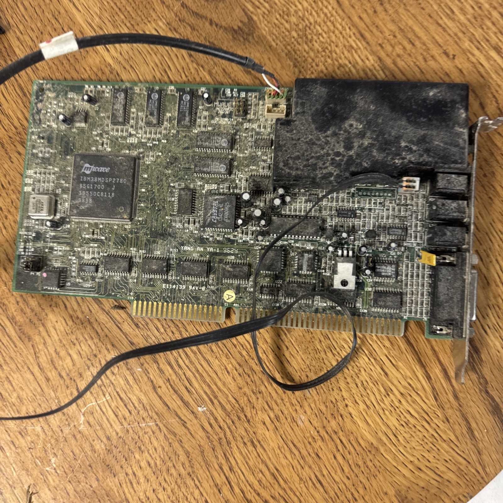 Vintage IBM Mwave ISA Sound Card Modem Combo Used MC27802C