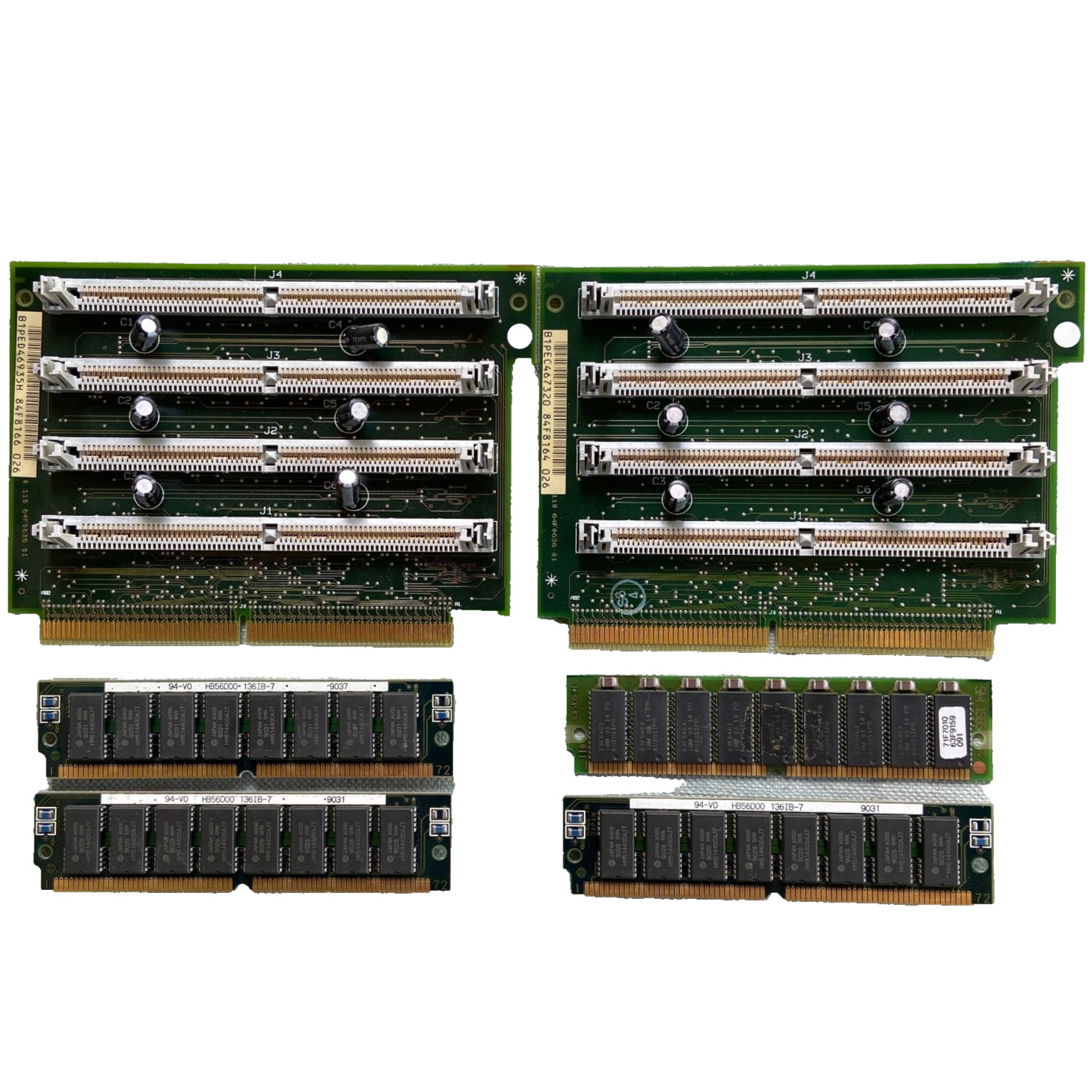 IBM PS/2 Model 90 XP 486 8590 Memory Riser Card Lot Memory Ram 72 Pin SIMM VTG