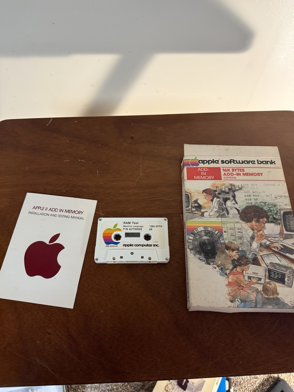 Vintage 1978 Apple Computer RAM Test Cassette Tape A2T0006X 4K Machine Language