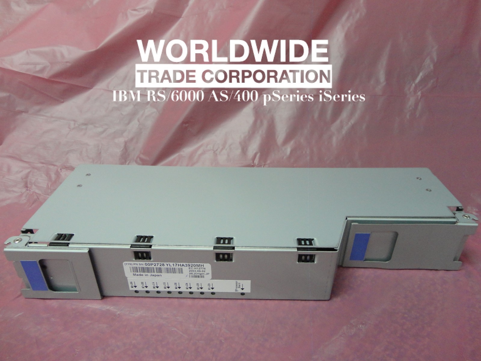 IBM 5133 00P2728 1.2GHz 1-way POWER4+ Processor Card for 7028-6C4 6E4 pSeries