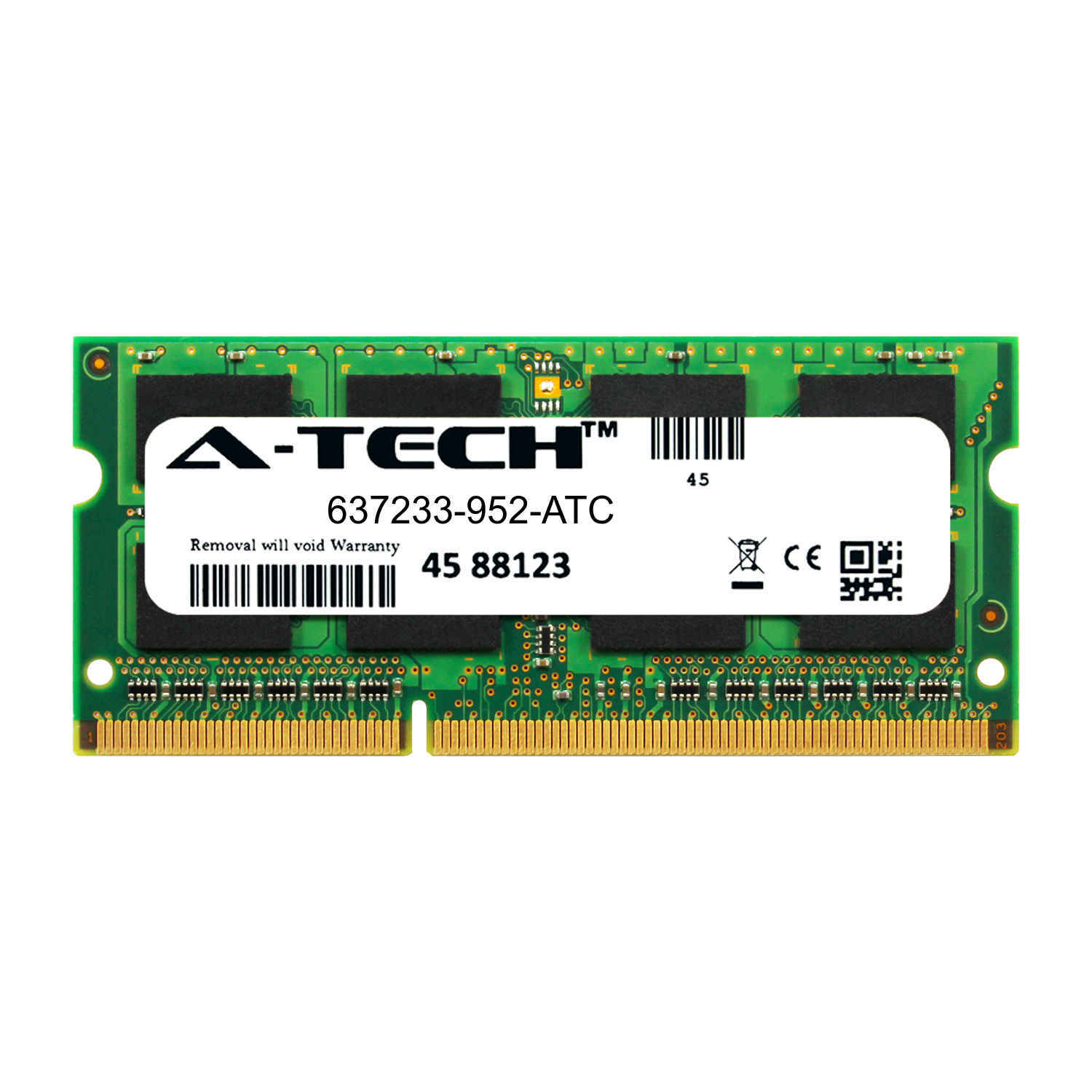 4GB DDR3 PC3-12800 SODIMM (Replacement for HP 637233-952) Laptop Memory RAM