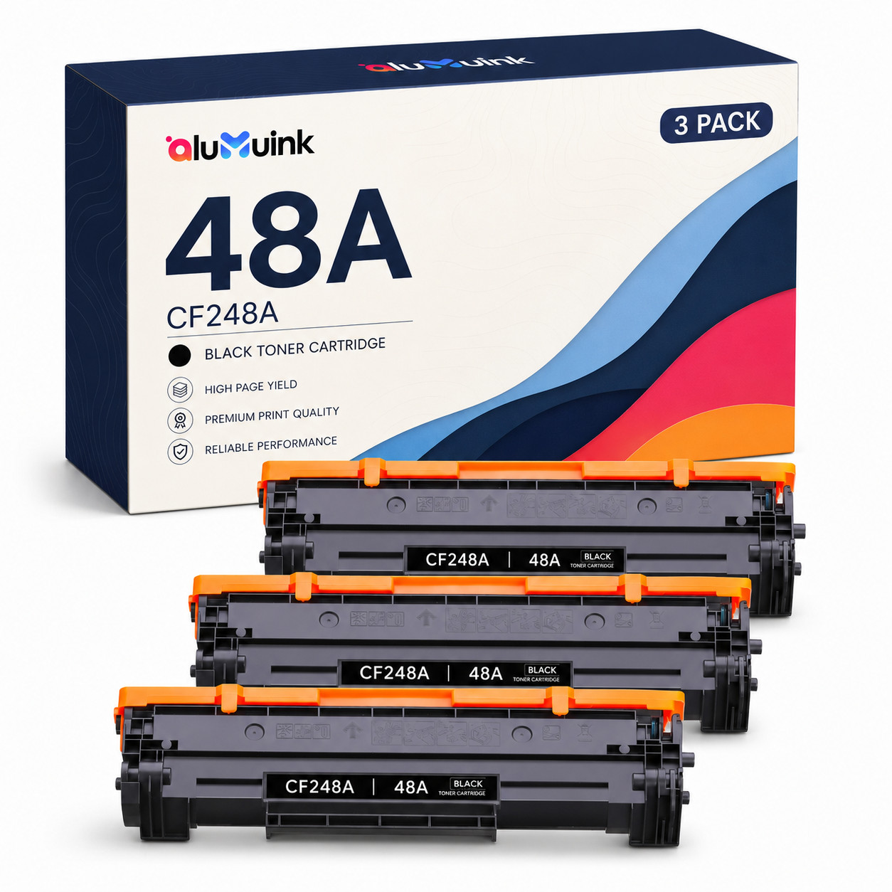 48A CF248A Compatible Toner Cartridge Replacement for M15 M16 M14 M17 M28 M29