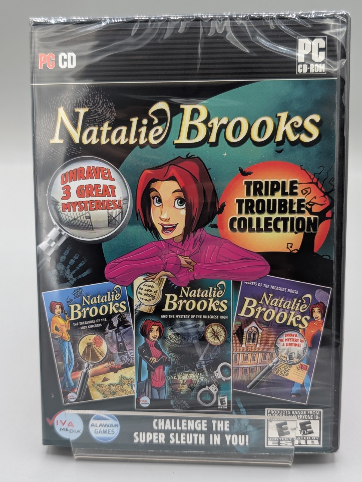 Natalie Brooks Triple Trouble Collection 3 PC Hidden Object Mystery Games DVD Ne
