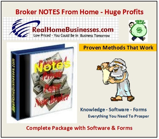 Note Brokerage Software Package with Contracts & Forms - The How To & The Tools