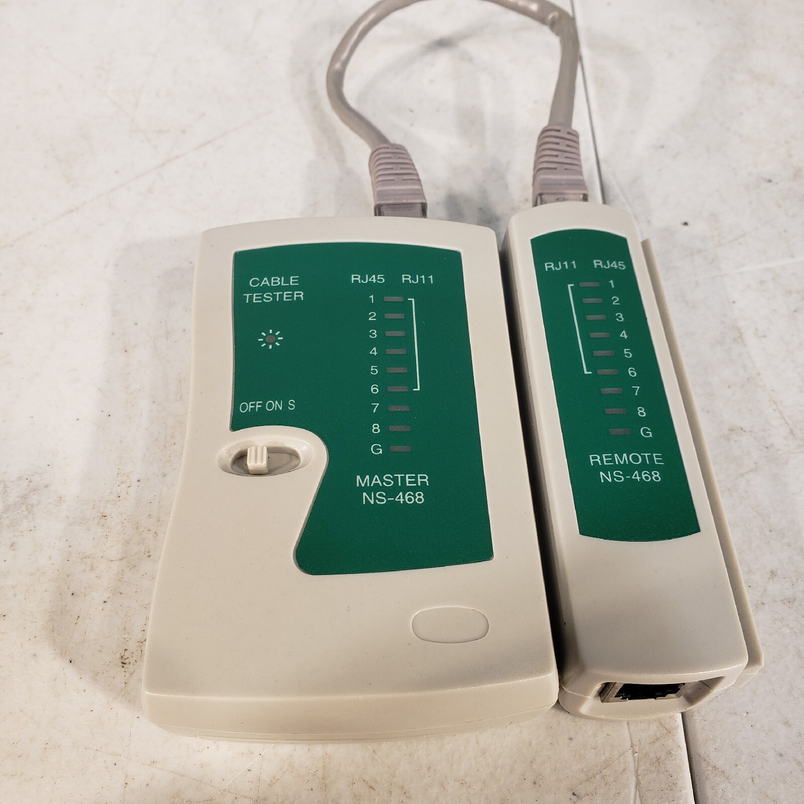 NS-468 Inland Network Cable Tester for RJ11 and RJ45 Connectors 