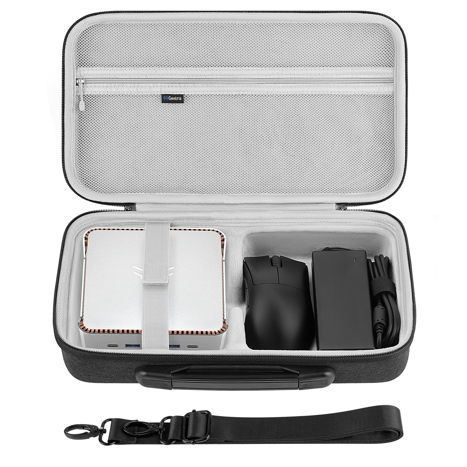 Geekria Mini PC Hard Shell Travel Case for KAMRUI Pinova P2