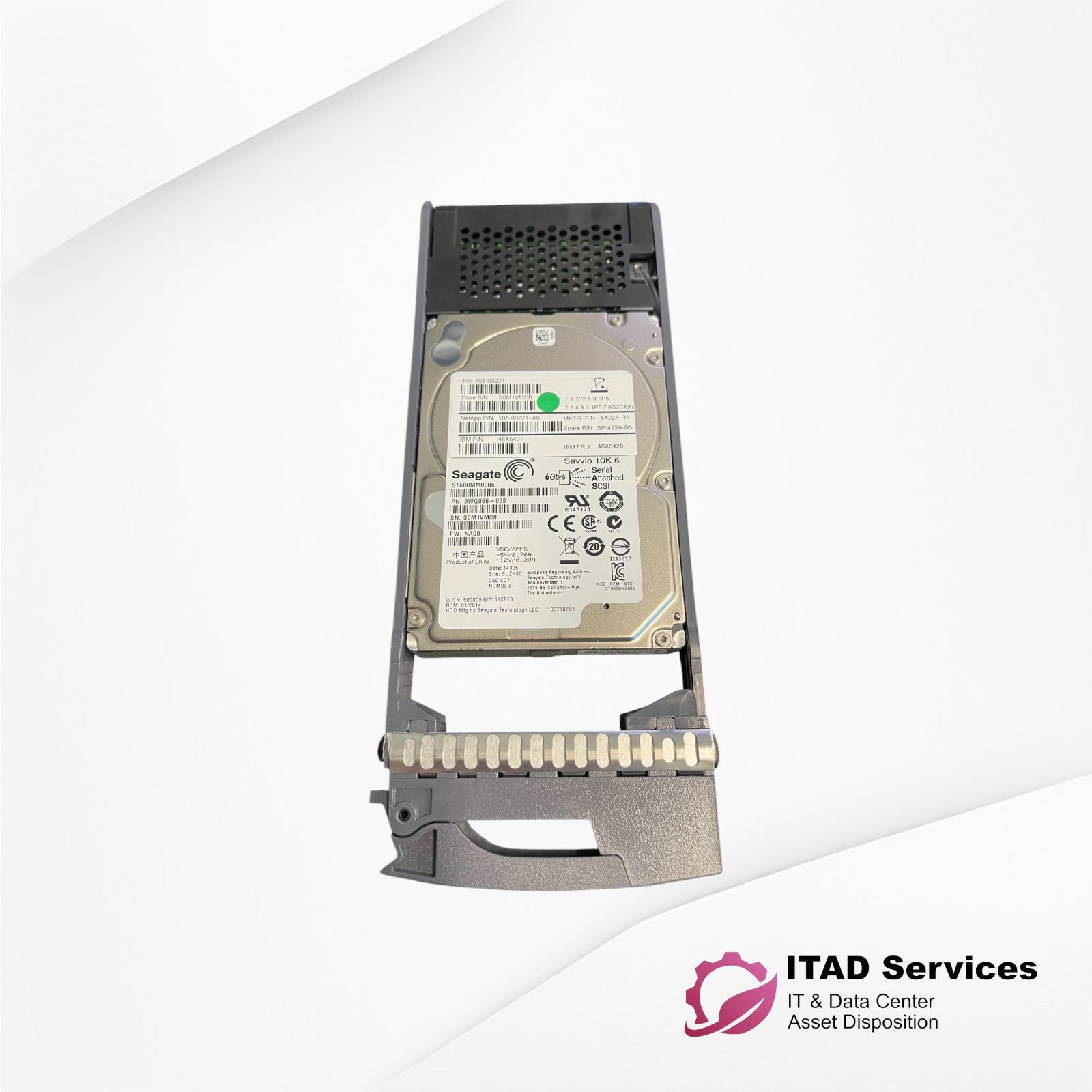 NETAPP X422A-R5 Seagate ST600MM0006 600GB 10K SAS 2.5 Hard Drive - A GRADE