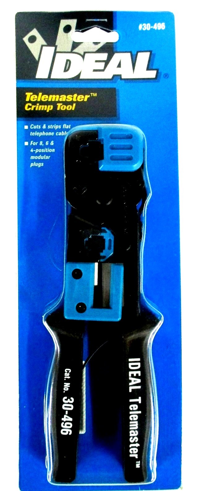 IDEAL 30-496 Telemaster RJ-11/RJ-45 Tool CAT5 CAT5e CAT6 CAT3 For VOICE/DATA NEW