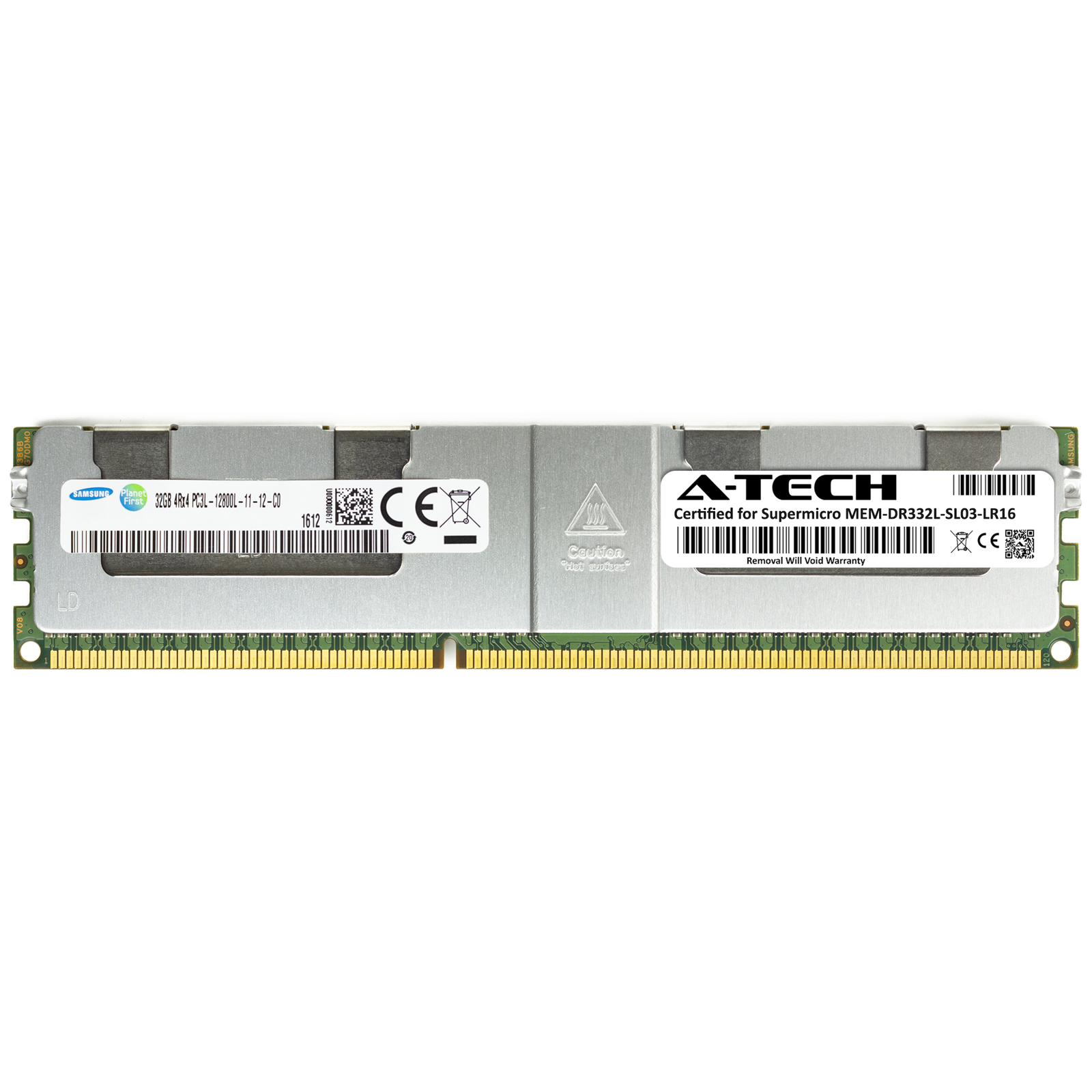 32GB PC3-12800 LRDIMM Replacement for Supermicro MEM-DR332L-SL03-LR16 Memory RAM