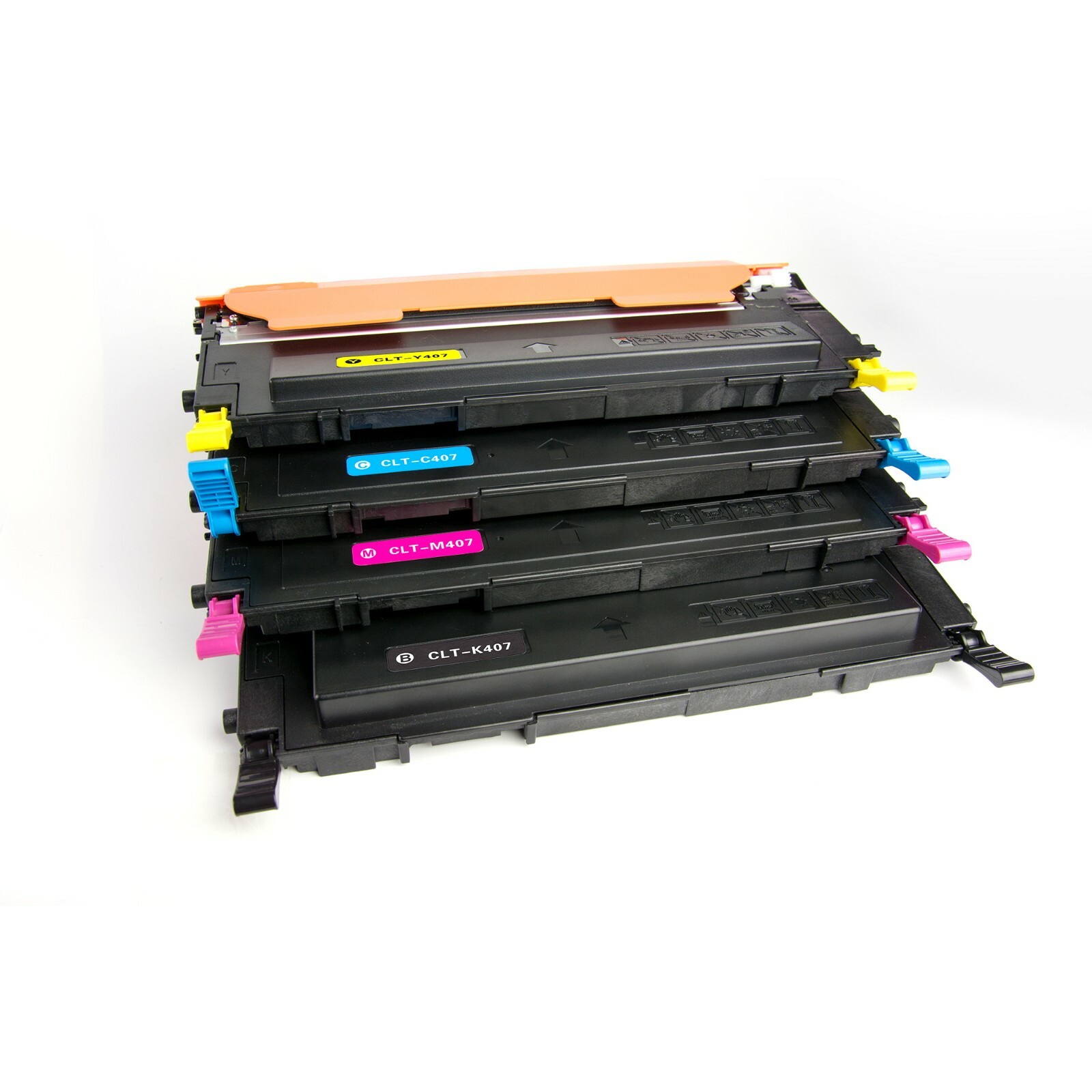 4pk CLTK407S (BK,C,M,Y) Compatible Toner Cartridge For Samsung CLP-320 325 326