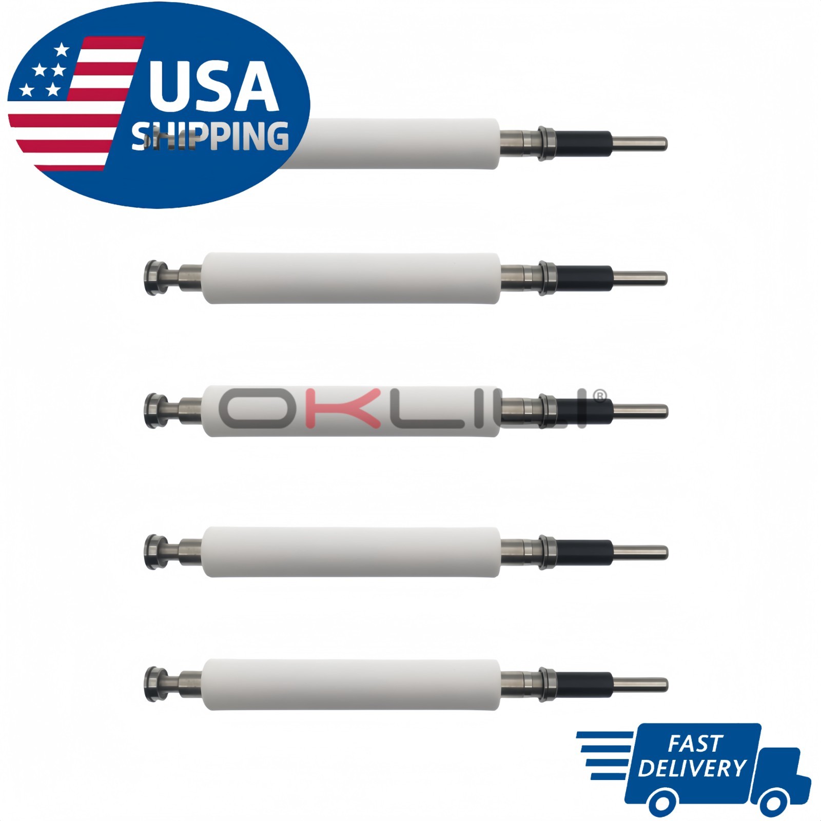 5Kits X Printer Feed Platen Roller Maintenance Kit for Zebra ZT510 P1083347-012