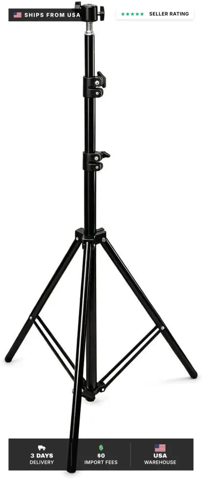 Adjustable Tripod Stand For 3D Hologram Fan, Fits 11-19.7 Inch Hologram Fans, Co