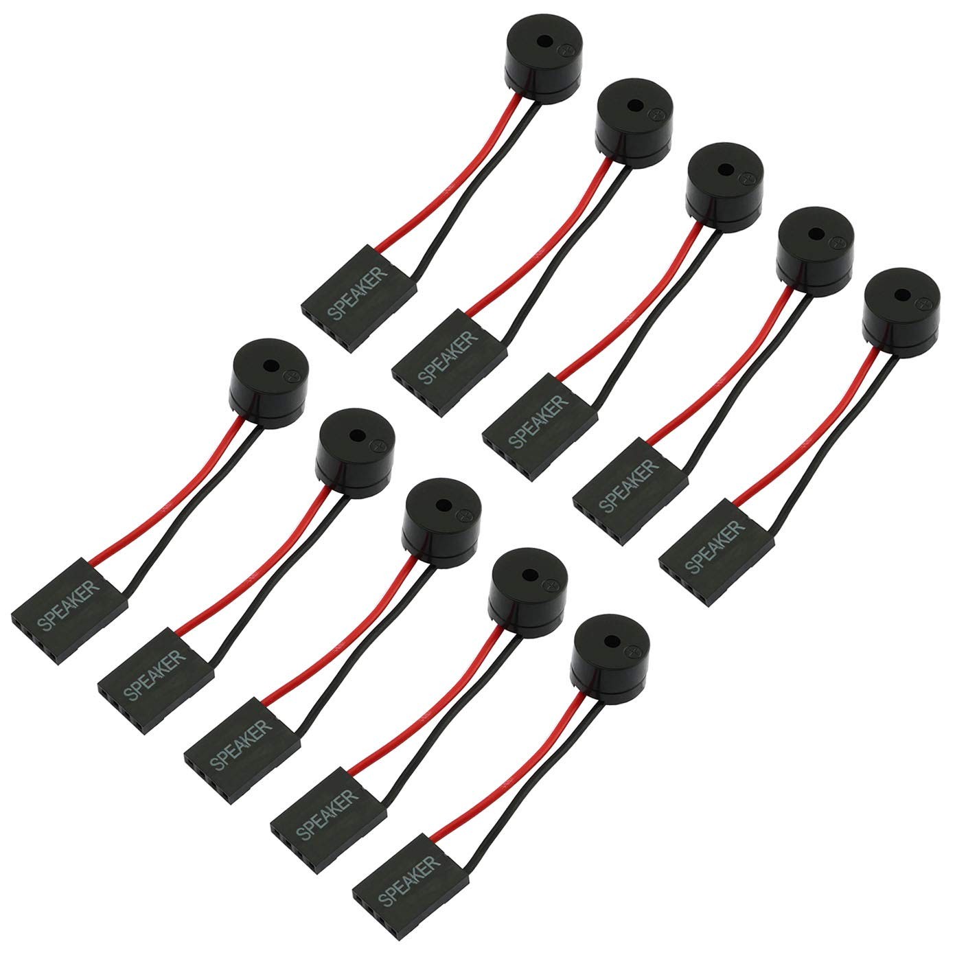 10 Pack Mini Plug Speaker 4 Pin Desktop PC Motherboard Buzzer