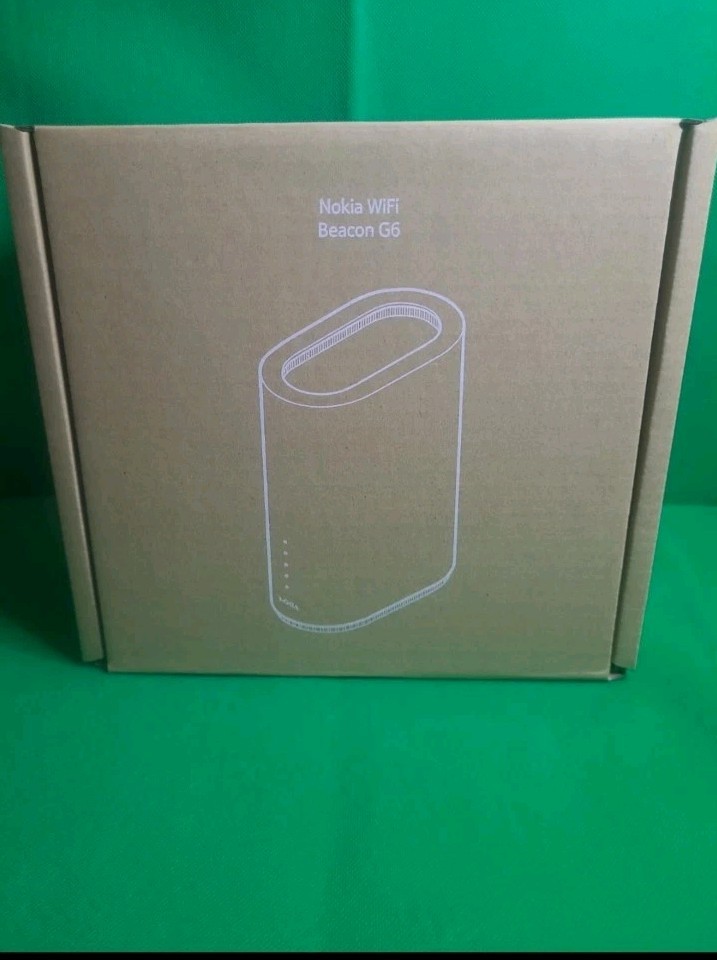 Nokia WIFI Beacon G6 Tri-Band Wi-Fi 6 Mesh Router Gateway White 2.5Gb LAN