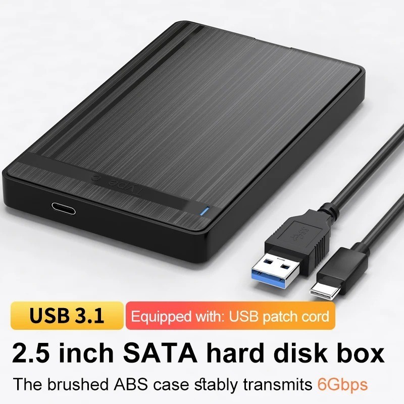 USB 3.0 SATA SSD External Hard Drive Portable Desktop Mobile Hard Disk Case
