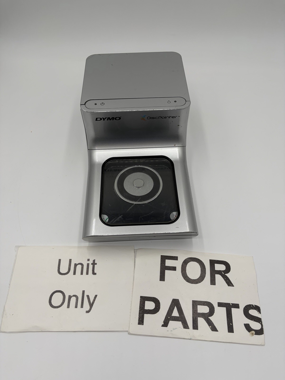 Dymo 93448 DiscPainter CD/DVD Color Inkjet Printer **NO power Adapter FOR PARTS