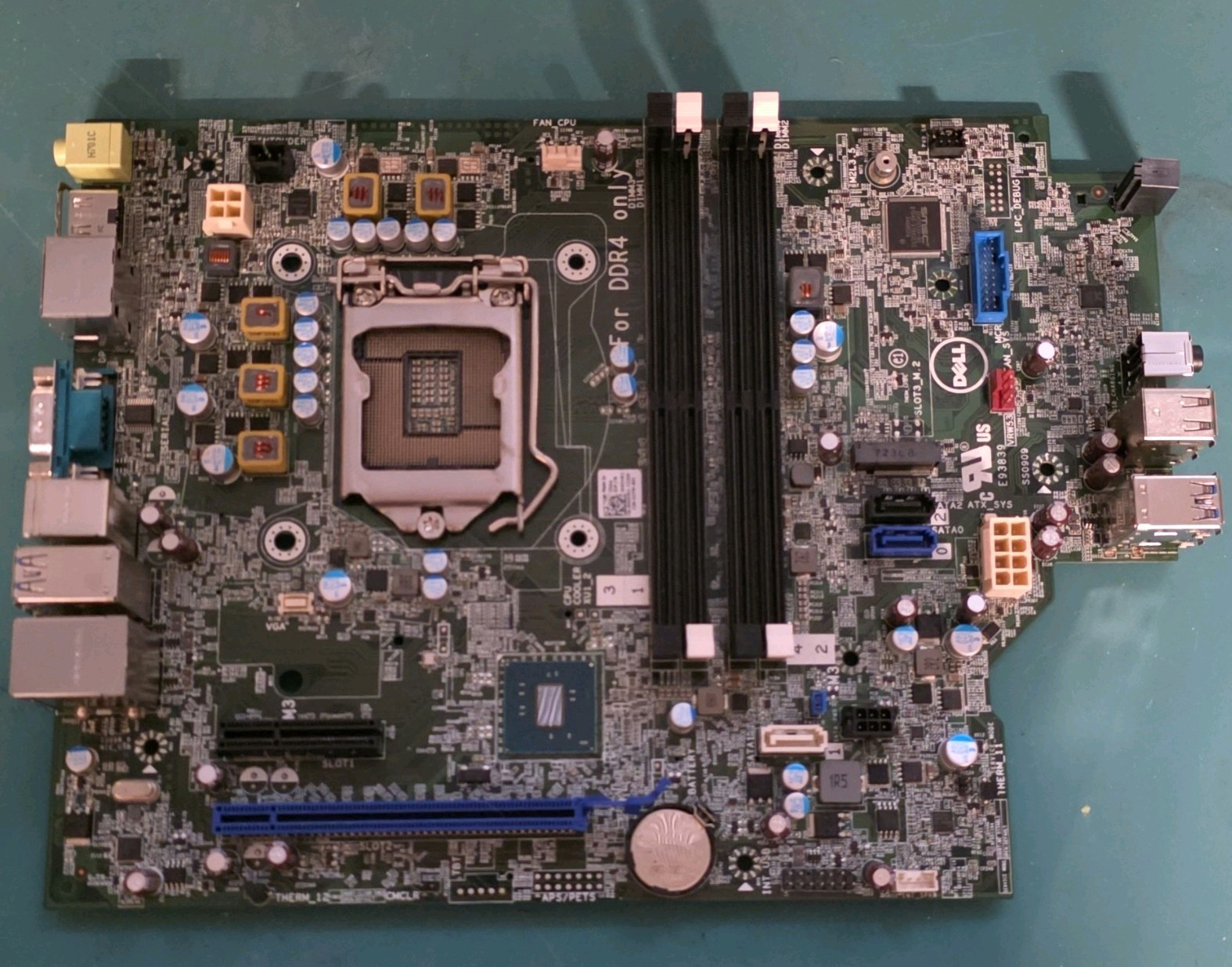 Dell N3YH9 MicroATX LGA1151 DDR4 4-DIMM HDMI DP VGA Dual LAN A/V