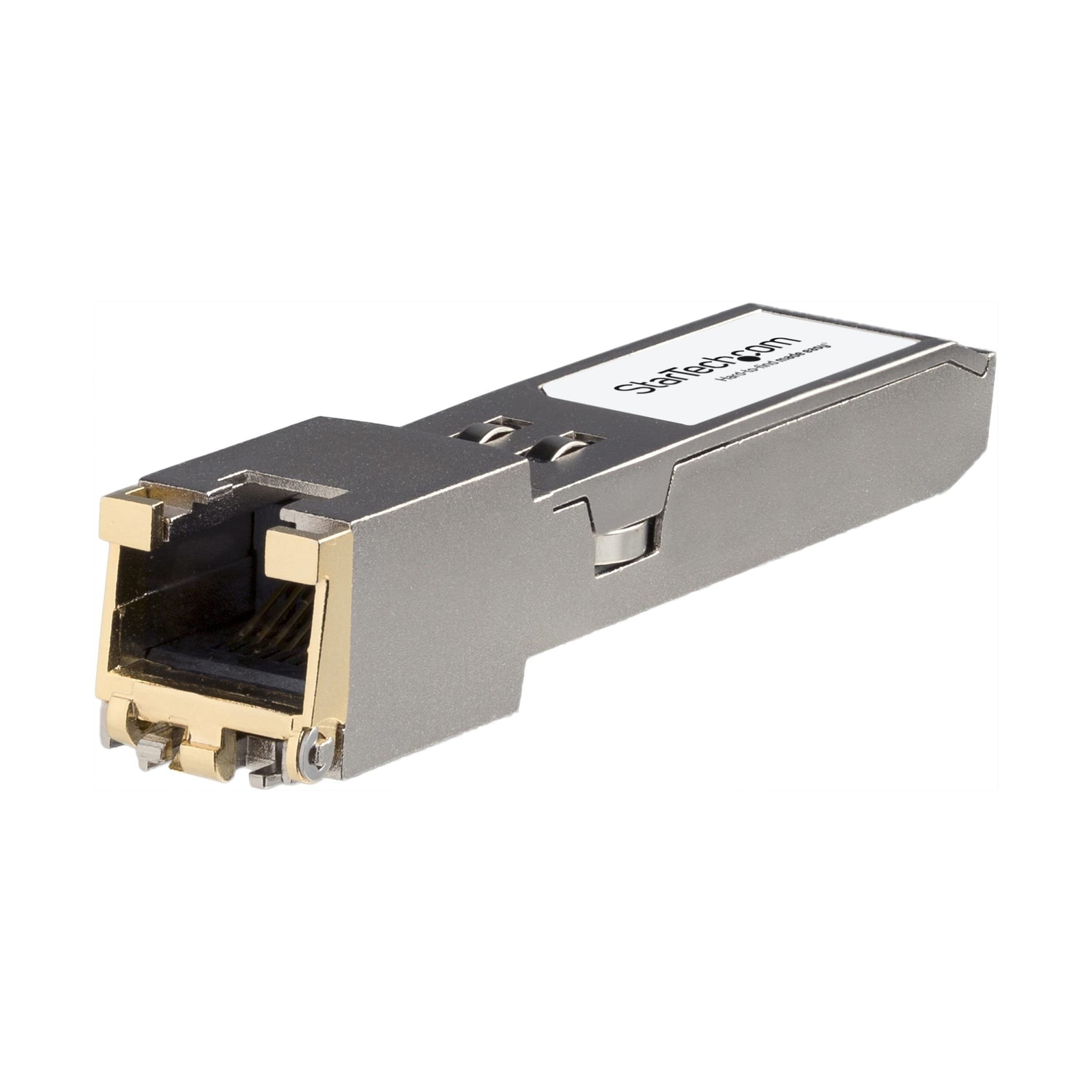 StarTech.com HPE JL563A Compatible SFP+ Module - 10GBASE-T - SFP to RJ45 Cat6...