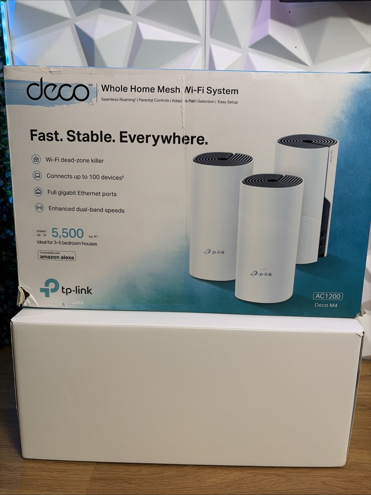 TP Link Deco M4 (3-Pack) Wi-Fi System F6 New