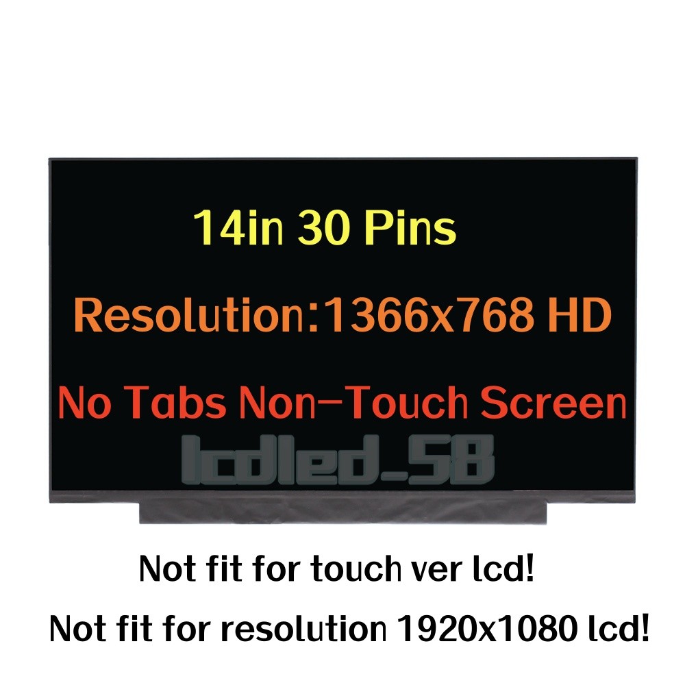 New For HP 14-DQ0002DX 14" HD LCD LED Screen 14-DQ1039WM 14-DQ0000 14-DQ1059WM